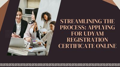 Applying for Udyam Registration Certificate Online