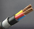 What are the advantages of using armoured cable in electrical wi